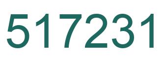 Número 517231 imagen verde