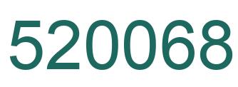 Número 520068 imagen verde