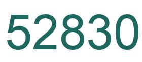 Number 52830 green image