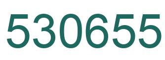 Number 530655 green image