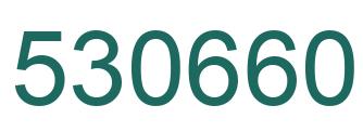 Number 530660 green image