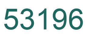 Number 53196 green image