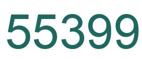 Number 55399 green image