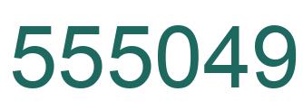 Number 555049 green image