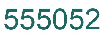Number 555052 green image