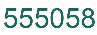 Number 555058 green image