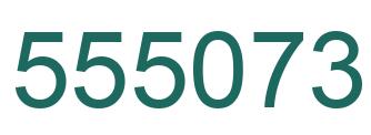Number 555073 green image