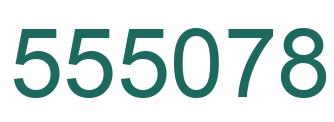 Number 555078 green image