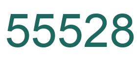 Number 55528 green image