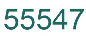 Number 55547 green image