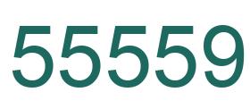 Number 55559 green image