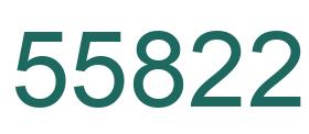 Number 55822 green image