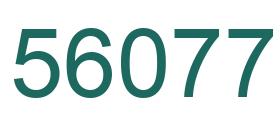 Número 56077 imagen verde