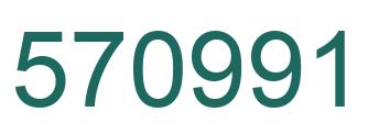 Número 570991 imagen verde