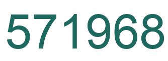 Number 571968 green image