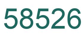 Número 58526 imagen verde