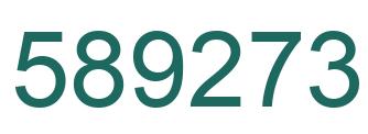 Número 589273 imagen verde