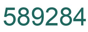 Número 589284 imagen verde