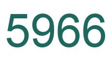 Número 5966 imagen verde