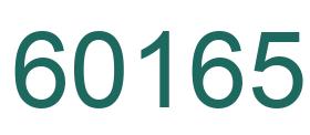 Number 60165 green image