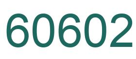 Número 60602 imagen verde