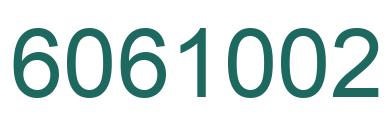 Number 6061002 green image