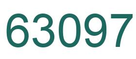 Number 63097 green image