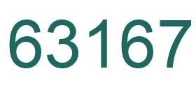 Number 63167 green image