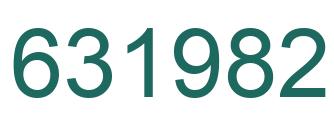 Número 631982 imagen verde
