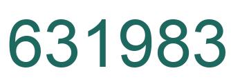 Número 631983 imagen verde