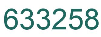 Número 633258 imagen verde