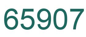 Number 65907 green image