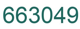 Número 663049 imagen verde