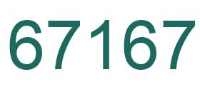 Número 67167 imagen verde