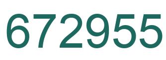 Número 672955 imagen verde