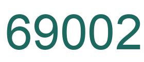 Number 69002 green image