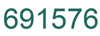 Número 691576 imagen verde