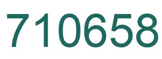 Number 710658 green image