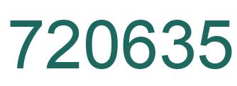 Número 720635 imagen verde