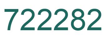 Número 722282 imagen verde
