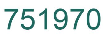 Número 751970 imagen verde