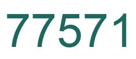 Number 77571 green image