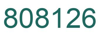 Número 808126 imagen verde