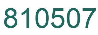 Número 810507 imagen verde