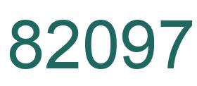 Number 82097 green image