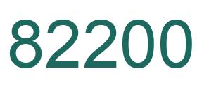 Number 82200 green image