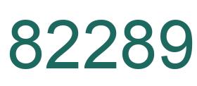 Número 82289 imagen verde