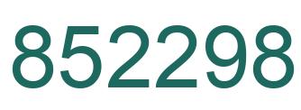 Número 852298 imagen verde