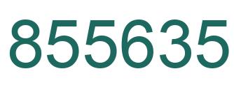 Number 855635 green image