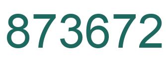 Número 873672 imagen verde